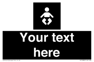 Custom information: black panel baby change